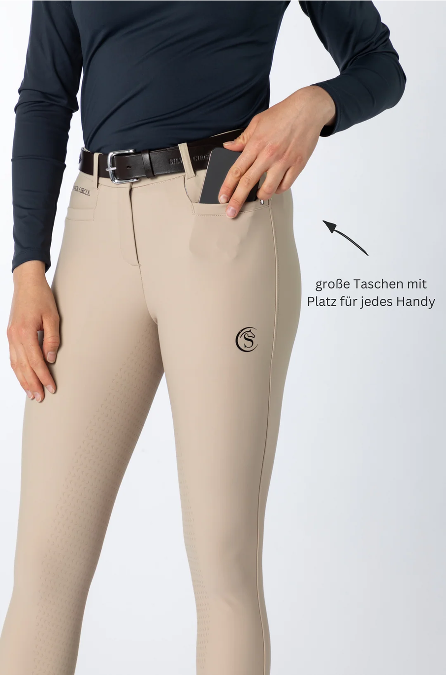 Silver Circle Bella Reithose Full-Grip